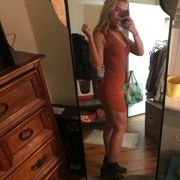 Sexy orange dress - Picture 5 of 5